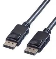 AUDIO CABLE, DISPLAYPORT PLUG, 5M, BLACK 11.04.5605