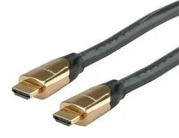 AUDIO CABLE, HDMI PLUG, 7.5M, BLACK 11.04.5805