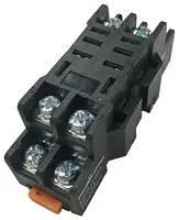 RELAY SOCKET, 300V, 10A, DIN RAIL MCPTF08A