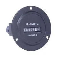 HOUR METER, 10-80VDC, ROUND BEZEL LD13F1