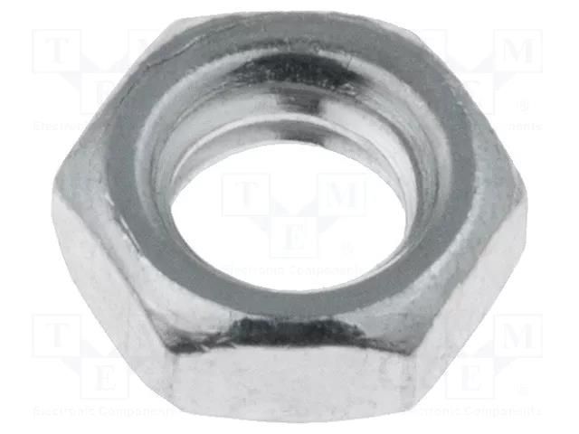 Nut; hexagonal; UNC 8-32; 32; steel; Plating: zinc; Thread: inch KEYSTONE KEYS9603