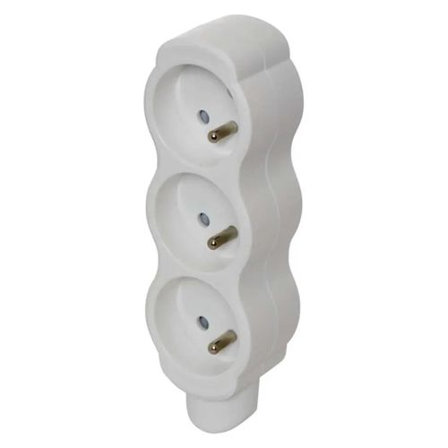 Power Strip without cable 3 sockets, white, EMOS P0300N