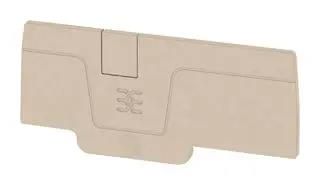 END PLATE, BEIGE, TERMINAL BLOCK 2051720000