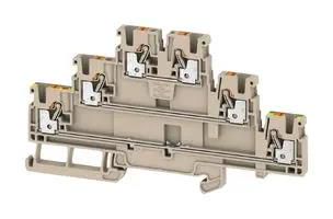 TERMINAL BLOCK, DIN RAIL, 6POS, 12AWG 2428530000