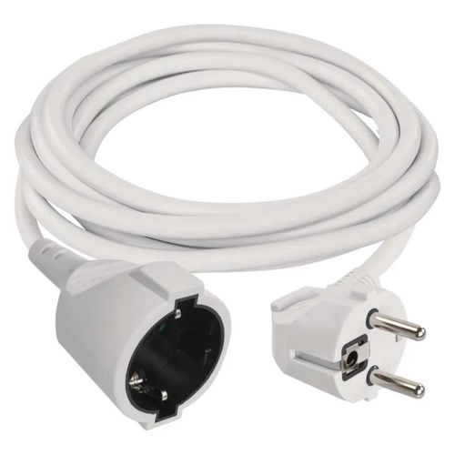 Extension Cord 3 m / 1 sockets / white / PVC / 1,5 mm2, EMOS P0123R 8592920064474