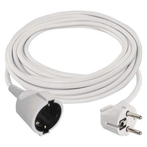 Extension Cord 7 m / 1 sockets / white / PVC / 1,5 mm2, EMOS P0127R 8592920107409
