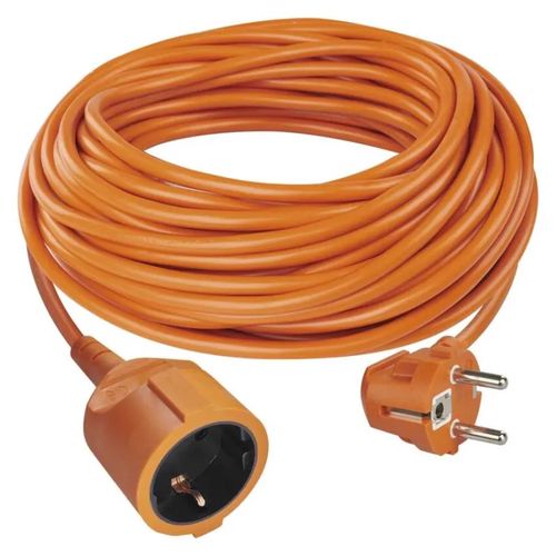 Extension Cord 30 m / 1 sockets / orange / PVC / 1,5 mm2, EMOS P01230R 8592920107386