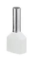 TERMINAL, WIRE FERRULE, 20AWG, WHITE 3200933