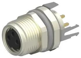 SENSOR CONNECTOR, M8, RCPT, 3POS, PANEL T4041037031-000