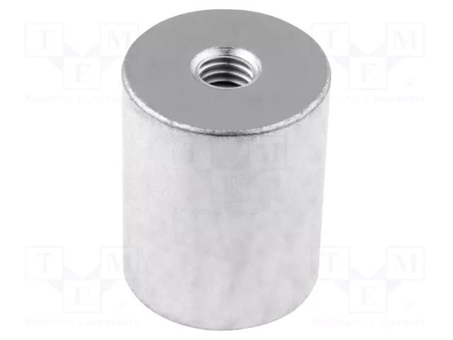 Magnet: permanent; neodymium; 20N; Ø: 13mm; H: 20mm; steel ELESA+GANTER GN52.2-ND-13