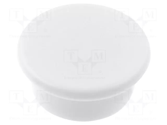 Magnet: permanent; neodymium; 35N; Ø: 36mm; H: 8.5mm; plastic ELESA+GANTER GN53.1-ND-36-WS