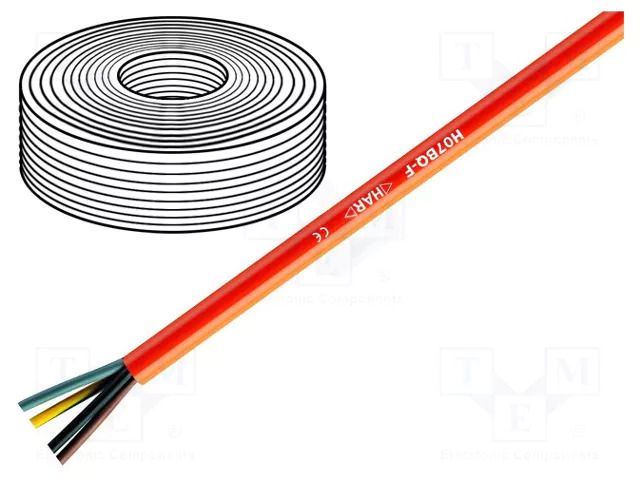 Wire; H05BQ-F,ÖLFLEX® 550 P; 2x1mm2; unshielded; 300V,500V; Cu LAPP O550P-2X1