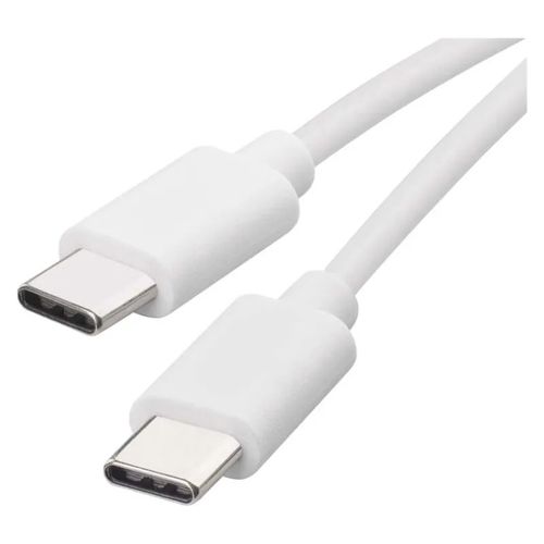 USB cable 2.0 C/Male - 2.0 C/Male 1m white, EMOS SM7027W 8592920118436