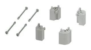 ADAPTER, PC, GREY, HOUSING HALF SHELL 2203399