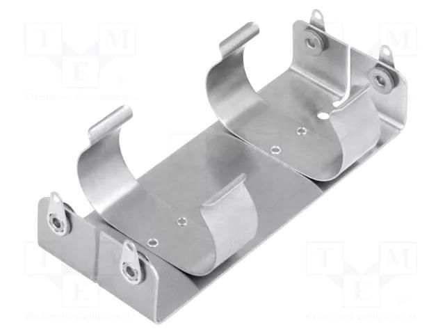 Holder; C,R14; Batt.no: 4; screw; aluminium KEYSTONE KEYS196
