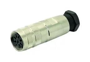 CIRCULAR CONNECTOR, SKT, 4POS, CABLE C091 11D004 001 2