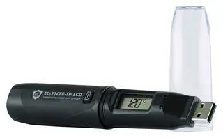 DATA LOGGER W/LCD, TEMP, -40 TO +125DEGC EL-21CFR-TP-LCD