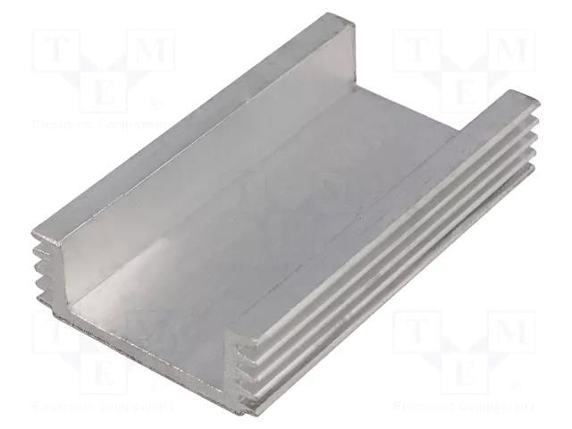 Heatsink: extruded; L: 70mm; W: 40mm; H: 15mm; 120cm2; Int.width: 28mm STONECOLD RAD-A4755/70