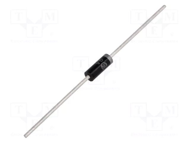 Diode: Zener; 5W; 6.2V; reel,tape; CASE017AA; single diode; 1uA ONSEMI 1N5341B