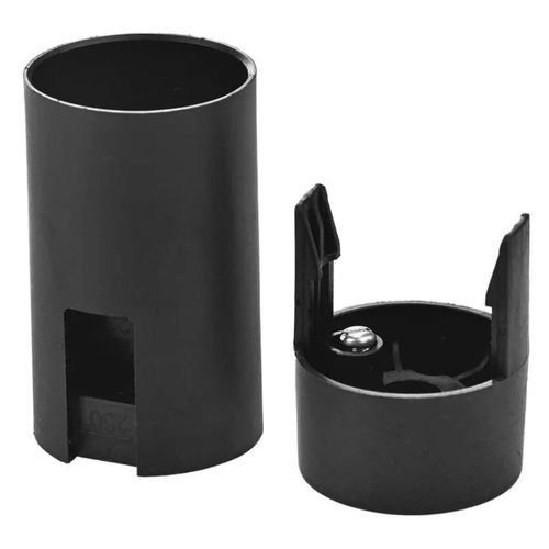 Lamp Holder for E14 bulb, plastic 1253-030, black, EMOS A2905 8595108200022