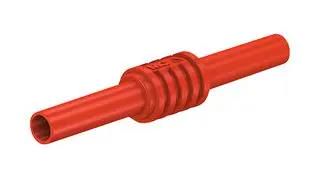 INSUL LEAD COUPLER, 4MM, 32A, RED, PK2 66.9123-22