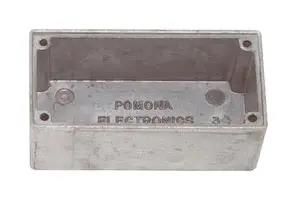 EMI/RFI BOX W/ COVER, ALUM, UNFINISHED 2428.