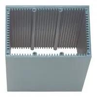 EMI/RFI BOX W/ CARD GUIDE, ALUM, BLUE 3742.