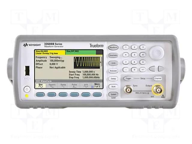 Generator: function; 20MHz; LCD TFT 4,3"; 480x272; Ch: 1; 33500B KEYSIGHT 33509B