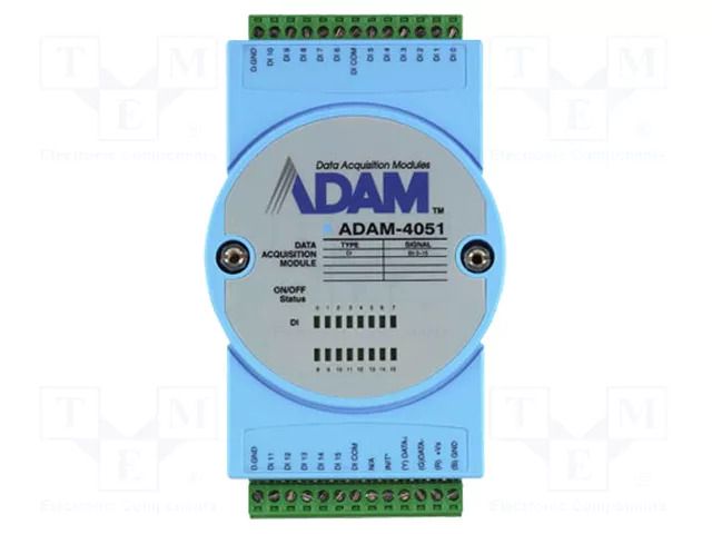 Industrial module: digital input; -10÷70°C; ADAM-4000; 10÷30VDC ADVANTECH ADAM-4051