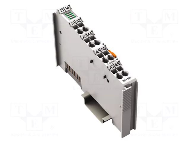 Industrial module: digital output; 0÷55°C; IP20; 750/753; OUT: 8 WAGO 750-530