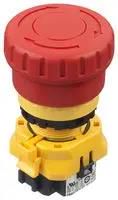 E-STOP PB SW, DPST-NC, 5A, 125V, SCREW XW1E-BV402R