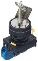 KEYLOCK SW, DPST-NO, 3 POS, 10A, 600VAC YW1K-32CE20