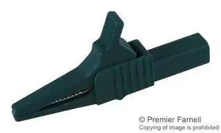 ALLIGATOR CLIP, STEEL, 30A, 19MM, GREEN BU-65-5