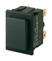 PB SWITCH, DPST, 16A, 250VAC, PANEL 01661.0201-00