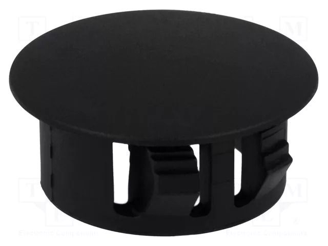 Stopper; H: 10.1mm; Wall thick: 3.3mm; black; polyamide; UL94V-2 FIX&FASTEN FIX-M20