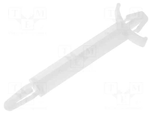 PCB distance; polyamide; L: 31.7mm; latch/latch; natural; UL94V-2 FIX&FASTEN FIX-LCS-31.7