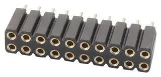 CONNECTOR, RCPT, 20POS, 2ROW, 2.54MM 803-87-020-10-001101