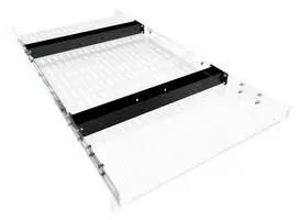 SUPPORT BAR, ADJ DEPTH SHELF, BLACK ADSB.