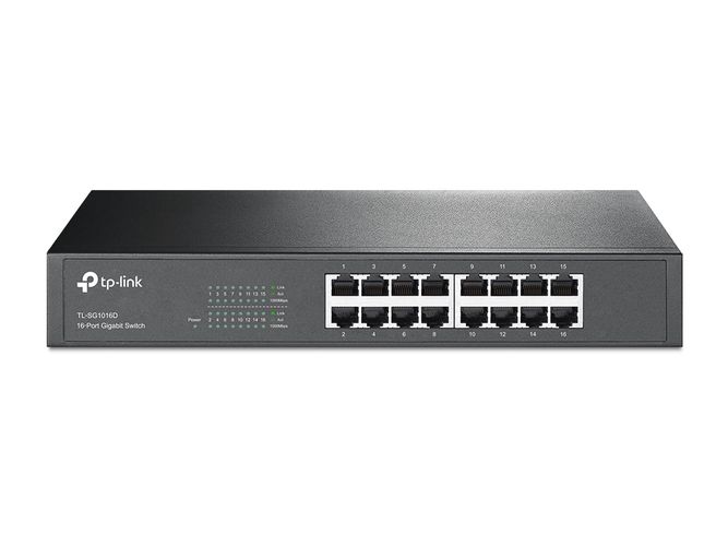 TP-Link TL-SG1016D | Switch | 16x RJ45 1000Mb/s, Rack, Unmanaged, TP-LINK TL-SG1016D 6935364020613