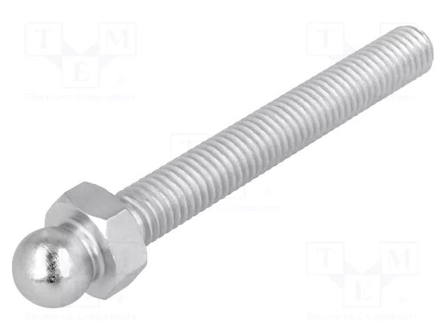 Pin; M8; steel; Ø: 10mm; Plating: zinc; Thread len: 60mm FATH FA-098MM08060M