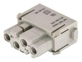 HEAVY DUTY MODULE, RCPT, 4POS 09140044513