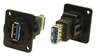 USB ADAPTER, 3.0 TYPE A-TYPE A, RCPT CP30205NM3B