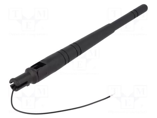 Antenna; dipole,WiFi; 3dBi; 2.4GHz; Len: 100mm; L: 157.5mm; Ø: 13mm WALSIN RFDPA151310NNAB3G1