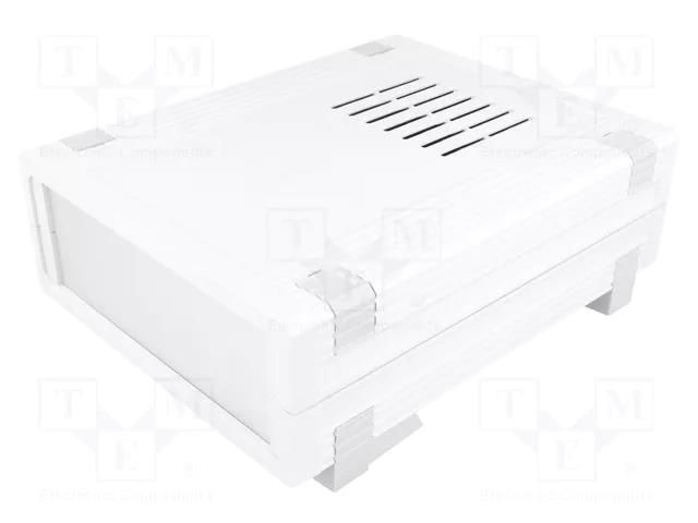 Enclosure: instrument; vented; ULTRAMAS; X: 157.5mm; Y: 199mm; ABS BOPLA UM32009L