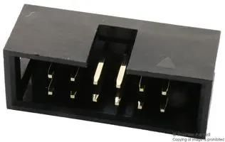 CONNECTOR, HEADER, 12POS, 2ROW, 2.54MM MC-254-12-00-ST-DIP