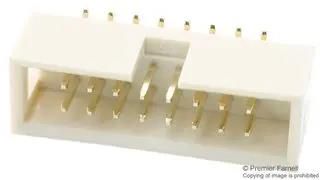 CONNECTOR, HEADER, 16POS, 2ROW, 2.54MM MC-254-16-00-ST-SMD