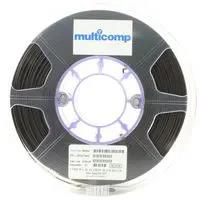 3D PRINTER FILAMENT, PLA, 1.75MM, BLACK MC002547