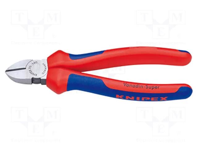 Pliers; side,cutting; ergonomic two-component handles; 125mm KNIPEX KNP.7002125