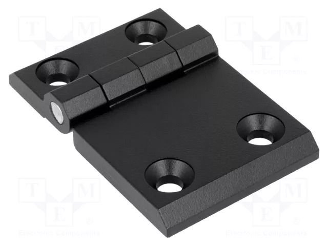 Hinge; Width: 90mm; zinc and aluminium alloy; black; H: 60mm RST ROZTOCZE 3.512.12
