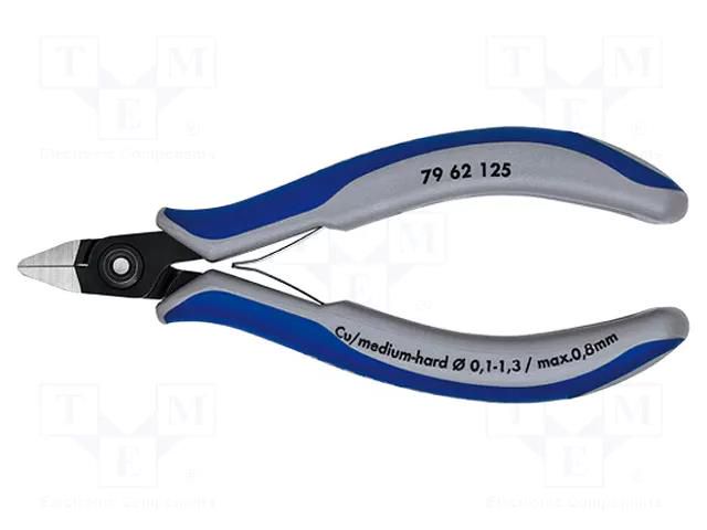 Pliers; side,cutting; with small chamfer KNIPEX KNP.7962125